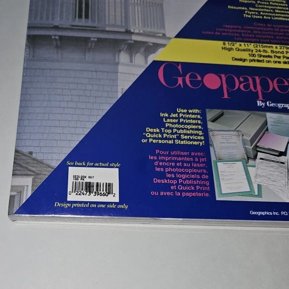 NEW Geopaper Geographics Look Out Lighthouse 8.5x11 Paper 100 Sheets